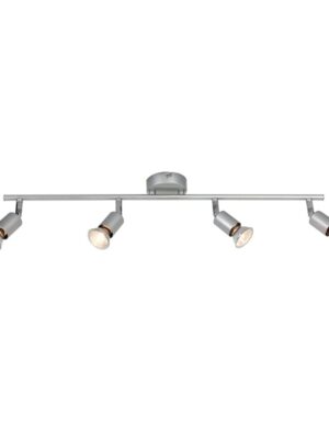 NETTO ΦΩΤΙΣΤΙΚΟ ΟΡΟΦΗΣ ΑΣΗΜΙ ΜΕΤΑΛΛΙΚΟ ΣΥΜΒΑΤΙΚΟ 4ΧGU10 IP20 663Χ164mm