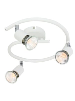 NETTO ΦΩΤΙΣΤΙΚΟ ΟΡΟΦΗΣ ΛΕΥΚΟ ΜΑΤ ΜΕΤΑΛΛΙΚΟ ΣΥΜΒΑΤΙΚΟ 3ΧGU10 IP20 Φ256mm