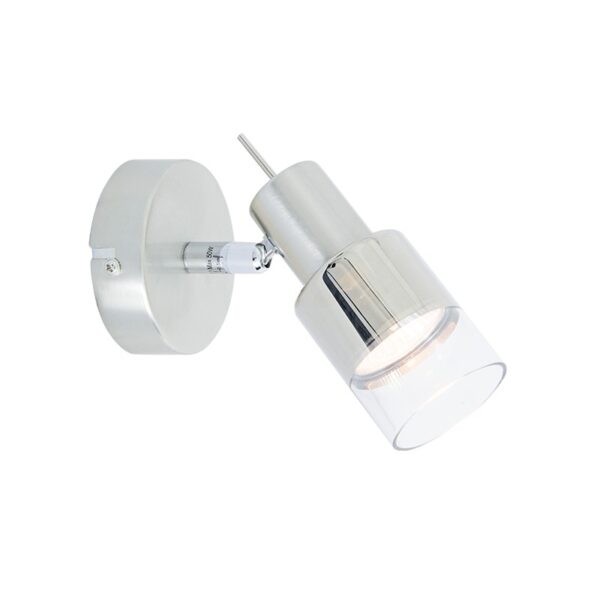 NETTO ΦΩΤΙΣΤΙΚΟ ΕΠΙΤΟΙΧΟ ΧΡΩΜΙΟ ΜΕΤΑΛΛΙΚΟ ΣΥΜΒΑΤΙΚΟ 1ΧGU10 109Χ145mm