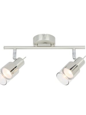 NETTO ΦΩΤΙΣΤΙΚΟ ΟΡΟΦΗΣ ΧΡΩΜΙΟ ΜΕΤΑΛΛΙΚΟ ΣΥΜΒΑΤΙΚΟ 2ΧGU10 IP20 418Χ134mm