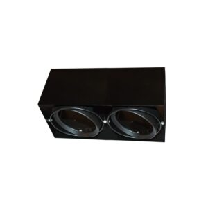 ΣΠΟΤ ΟΡΟΦΗΣ AR111 ΔΙΠΛΟ ΜΑΥΡΟ 150x300x120