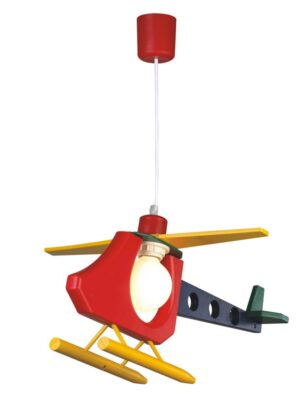 HEROES-ΦΩΤΙΣΤΙΚΟ ΚΡΕΜΑΣΤΟ ΠΟΛΥΧΡΩΜΟ ΕΛΙΚΟΠΤΕΡΟ ΠΛΑΣΤΙΚΟ ΣΥΜΒΑΤΙΚΟ 1ΧΕ27 IP20 400Χ500Χ800ΜM