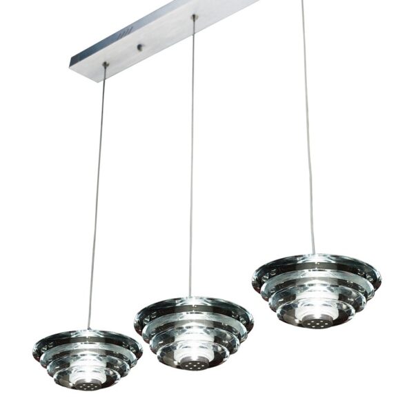 NETTO ΦΩΤΙΣΤΙΚΟ ΚΡΕΜΑΣΤΟ ΝΙΚΕΛΙΟ ΜΕΤΑΛΛΙΚΟ ΣΥΜΒΑΤΙΚΟ 3ΧG4 IP20 Φ150Χ640Χ1200mm