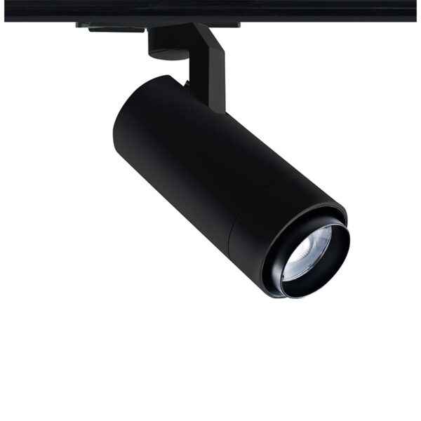 LED ΦΩΤΙΣΤΙΚΟ ΡΑΓΑΣ 230V AC 15W 4000K 1-PHASE 20-50° 1500LM MAX Ra80 5YRS ΑΜΜΩΔΕΣ ΜΑΥΡΟ