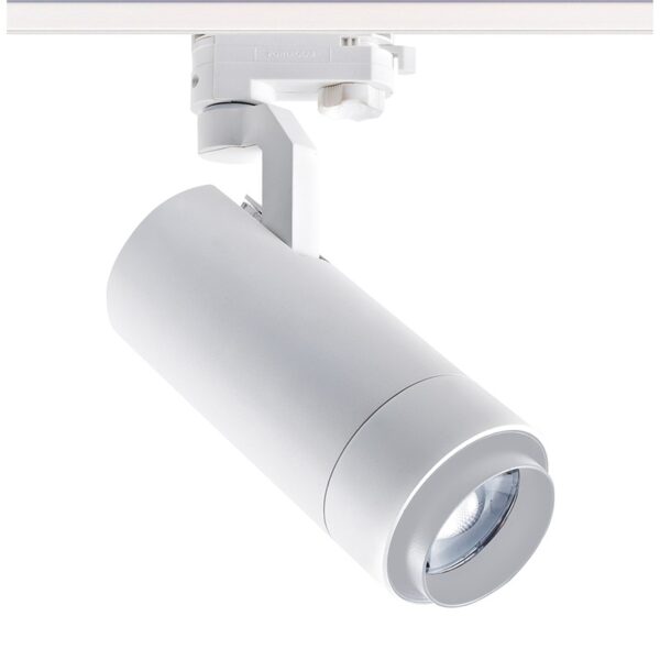 LED ΦΩΤΙΣΤΙΚΟ ΡΑΓΑΣ 230V AC 25W 3000K 3-PHASE 25-60° 2800LM MAX Ra80 5YRS ΑΜΜΩΔΕΣ ΛΕΥΚΟ