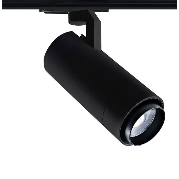 LED ΦΩΤΙΣΤΙΚΟ ΡΑΓΑΣ 230V AC 25W 4000K 1-PHASE 25-60° 3000LM MAX Ra80 5YRS ΑΜΜΩΔΕΣ ΜΑΥΡΟ