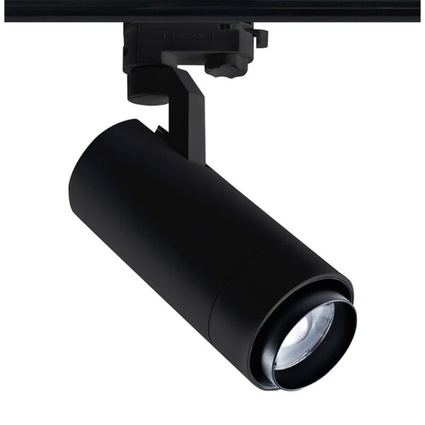 LED ΦΩΤΙΣΤΙΚΟ ΡΑΓΑ  230V AC 25W 4000K 3-PHASE 25-60° 3000LM MAX Ra80 5YRS ΑΜΜΩΔΕΣ ΜΑΥΡΟ