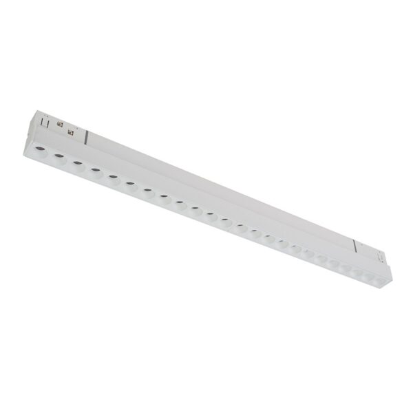 LED ΜΑΓΝΗΤΙΚΟ ΓΡΑΜΜΙΚΟ ΦΩΤΙΣΤΙΚΟ 48V DC 24W 3000K 2050LM 36° OSRAM Ra90 L436mm ΛΕΥΚΟ