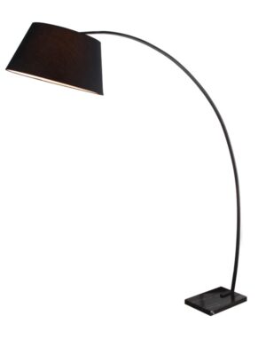 LENNON-ΦΩΤΙΣΤΙΚΟ ΕΠΙΔΑΠΕΔΙΟ ΜΑΥΡΟ ΜΕΤΑΛΛΙΚΟ ΜΕ ΚΑΠΕΛΟ ΣΥΜΒΑΤΙΚΟ 1ΧΕ27 IP20 50X165X190CM