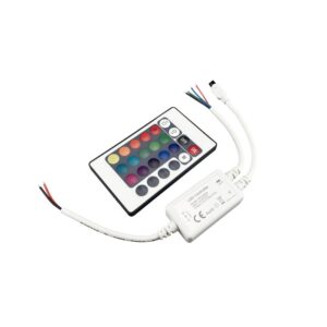 RGB LED ΕΛΕΓΚΤΗΣ 6A 12V DC 72W & 24V DC 144W ΜΕ ΤΗΛΕΧΕΙΡΙΣΤΗΡΙΟ