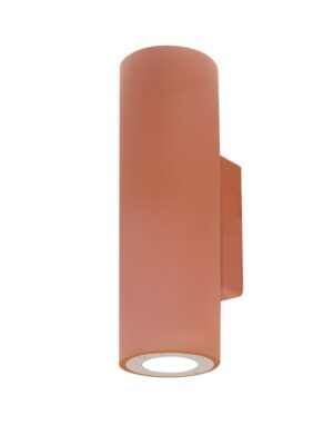 ATTICUS - ΣΠΟΤ ΤΟΙΧΟΥ 2 ΔΕΣΜΕΩΝ ΣΤΡΟΓΓΥΛΟ ΤΣΙΜΕΝΤΕΝΙΟ ΤΕΡΑΚΟΤΑ ΣΥΜΒΑΤΙΚΟ 2xGU10 & LED 7W IP65 82x113x254mm