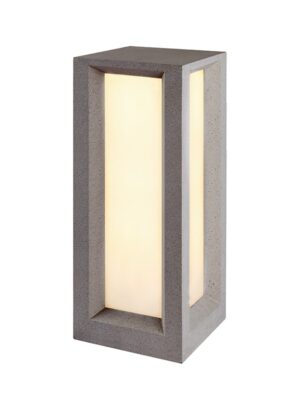 OPHELLIA - ΦΩΤΙΣΤΙΚΟ ΚΗΠΟΥ ΤΣΙΜΕΝΤΕΝΙΟ ΜΑΥΡΟ ΣΥΜΒΑΤΙΚΟ 3xΕ27 & LED 7W IP65 Φ200x560mm