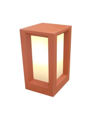 OPHELLIA - ΦΩΤΙΣΤΙΚΟ ΚΗΠΟΥ ΤΣΙΜΕΝΤΕΝΙΟ ΤΕΡΑΚΟΤΑ ΣΥΜΒΑΤΙΚΟ 1xΕ27 & LED 7W IP65 Φ200x330mm