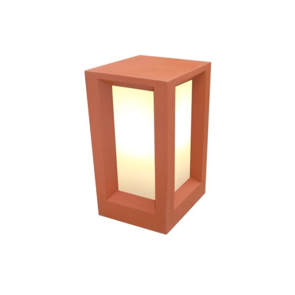 OPHELLIA - ΦΩΤΙΣΤΙΚΟ ΚΗΠΟΥ ΤΣΙΜΕΝΤΕΝΙΟ ΤΕΡΑΚΟΤΑ ΣΥΜΒΑΤΙΚΟ 1xΕ27 & LED 7W IP65 Φ200x330mm