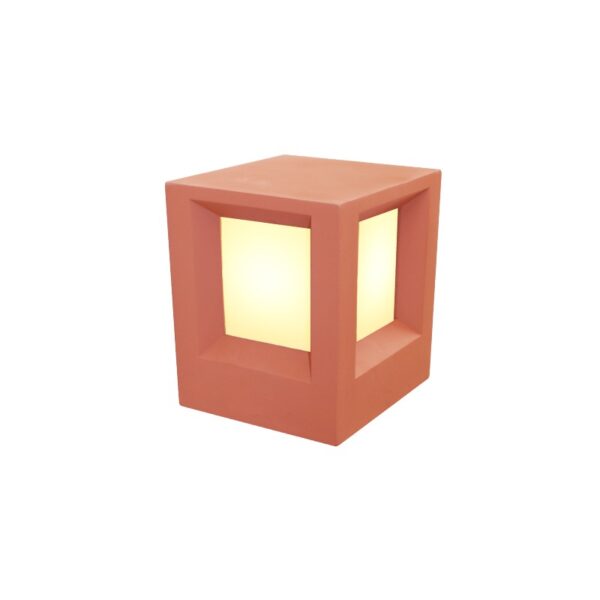 OPHELLIA - ΑΠΛΙΚΑ ΚΗΠΟΥ ΤΣΙΜΕΝΤΕΝΙΑ ΤΕΡΑΚΟΤΑ ΣΥΜΒΑΤΙΚΟ 1xΕ27 & LED 7W IP65 Φ200mm