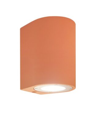 ARETE - ΣΠΟΤ ΤΟΙΧΟΥ ΑΡΧΙΤΕΚΤΟΝΙΚΟΥ ΦΩΤΙΣΜΟΥ ΣΤΡΟΓΓΥΛΟ ΤΕΡΑΚΟΤΑ ΣΥΜΒΑΤΙΚΟ 1xGU10 & LED 7W IP65 88x100x130mm