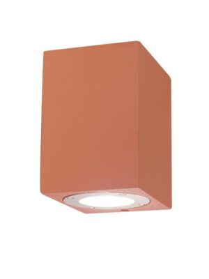 AGNES - ΣΠΟΤ ΤΟΙΧΟΥ ΑΡΧΙΤΕΚΤΟΝΙΚΟΥ ΦΩΤΙΣΜΟΥ ΤΕΤΡΑΓΩΝΟ ΤΕΡΑΚΟΤΑ ΣΥΜΒΑΤΙΚΟ 1xGU10 & LED 7W IP65 88x100x130mm