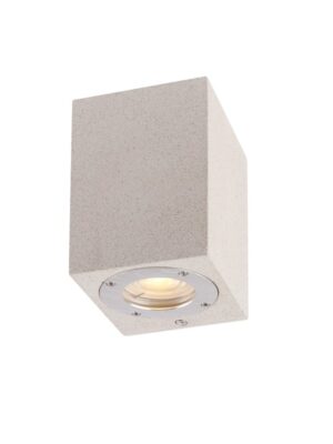 AGNES - ΣΠΟΤ ΤΟΙΧΟΥ ΑΡΧΙΤΕΚΤΟΝΙΚΟΥ ΦΩΤΙΣΜΟΥ ΤΕΤΡΑΓΩΝΟ ΛΕΥΚΟ ΣΥΜΒΑΤΙΚΟ 1xGU10 & LED 7W IP65 88x100x130mm