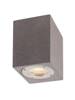 AGNES - ΣΠΟΤ ΤΟΙΧΟΥ ΑΡΧΙΤΕΚΤΟΝΙΚΟΥ ΦΩΤΙΣΜΟΥ ΤΕΤΡΑΓΩΝΟ ΜΑΥΡΟ ΣΥΜΒΑΤΙΚΟ 1xGU10 & LED 7W IP65 88x100x130mm