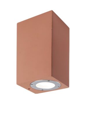 AGNES - ΣΠΟΤ ΤΟΙΧΟΥ ΑΡΧΙΤΕΚΤΟΝΙΚΟΥ ΦΩΤΙΣΜΟΥ ΤΕΤΡΑΓΩΝΟ 2 ΔΕΣΜΕΩΝ ΤΕΡΑΚΟΤΑ ΣΥΜΒΑΤΙΚΟ 1xGU10 & LED 7W IP65 88x100x130mm