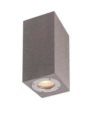 AGNES - ΣΠΟΤ ΤΟΙΧΟΥ ΑΡΧΙΤΕΚΤΟΝΙΚΟΥ ΦΩΤΙΣΜΟΥ ΤΕΤΡΑΓΩΝΟ 2 ΔΕΣΜΕΩΝ ΜΑΥΡΟ ΣΥΜΒΑΤΙΚΟ 1xGU10 & LED 7W IP65 88x100x130mm