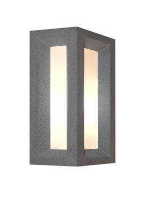 OPHELLIA - ΑΠΛΙΚΑ ΚΗΠΟΥ ΤΣΙΜΕΝΤΕΝΙΑ ΜΑΥΡΟ ΣΥΜΒΑΤΙΚΟ 1xΕ27 & LED 7W IP65 200x120x300mm