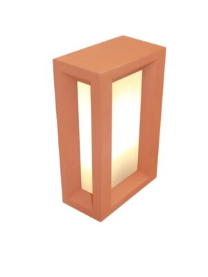 OPHELLIA - ΑΠΛΙΚΑ ΚΗΠΟΥ ΤΣΙΜΕΝΤΕΝΙΑ ΤΕΡΑΚΟΤΑ ΣΥΜΒΑΤΙΚΟ 1xΕ27 & LED 7W IP65 200x120x300mm