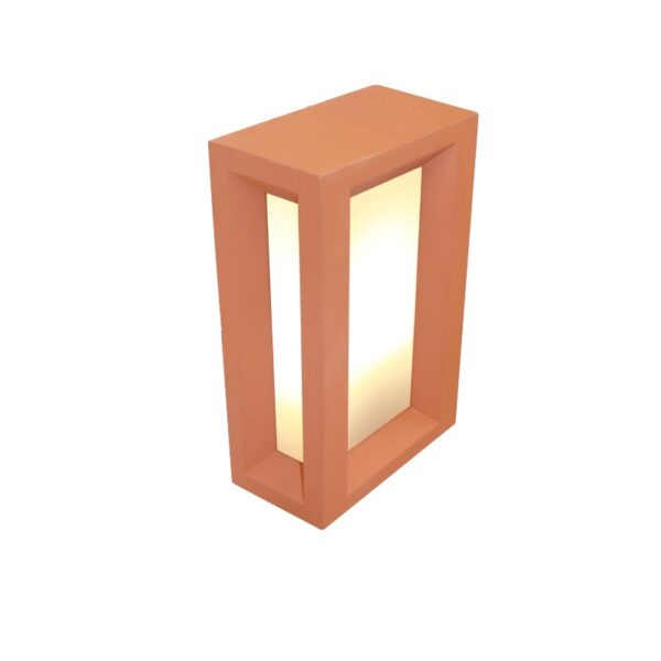 OPHELLIA - ΑΠΛΙΚΑ ΚΗΠΟΥ ΤΣΙΜΕΝΤΕΝΙΑ ΤΕΡΑΚΟΤΑ ΣΥΜΒΑΤΙΚΟ 1xΕ27 & LED 7W IP65 200x120x300mm