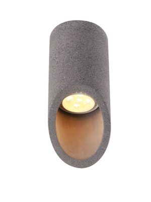 ΟΡΟΦΗΣ Φ/Σ 1ΧGU10 ΜΑΥΡΟ ΤΣΙΜΕΝΤΟ D7XH16CM FALTSO