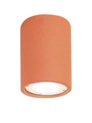 ARETE - ΣΠΟΤ ΤΟΙΧΟΥ ΑΡΧΙΤΕΚΤΟΝΙΚΟΥ ΦΩΤΙΣΜΟΥ ΣΤΡΟΓΓΥΛΟ ΤΕΡΑΚΟΤΑ ΣΥΜΒΑΤΙΚΟ 1xGU10 & LED 7W IP65 Φ90x130mm