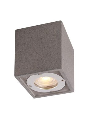 AGNES - ΣΠΟΤ ΤΟΙΧΟΥ ΑΡΧΙΤΕΚΤΟΝΙΚΟΥ ΦΩΤΙΣΜΟΥ ΤΕΤΡΑΓΩΝΟ ΜΑΥΡΟ ΣΥΜΒΑΤΙΚΟ 1xGU10 & LED 7W IP65 Φ90x130mm