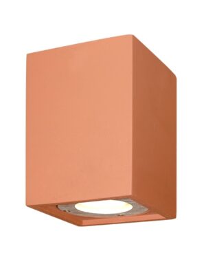 AGNES - ΣΠΟΤ ΤΟΙΧΟΥ ΑΡΧΙΤΕΚΤΟΝΙΚΟΥ ΦΩΤΙΣΜΟΥ ΤΕΤΡΑΓΩΝΟ ΤΕΡΑΚΟΤΑ ΣΥΜΒΑΤΙΚΟ 1xGU10 & LED 7W IP65 Φ90x130mm