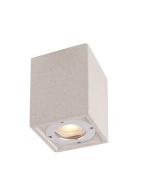 AGNES - ΣΠΟΤ ΤΟΙΧΟΥ ΑΡΧΙΤΕΚΤΟΝΙΚΟΥ ΦΩΤΙΣΜΟΥ ΤΕΤΡΑΓΩΝΟ ΛΕΥΚΟ ΣΥΜΒΑΤΙΚΟ 1xGU10 & LED 7W IP65 Φ90x130mm