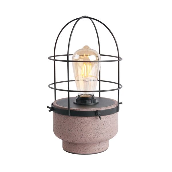 NETTO ΦΩΤΙΣΤΙΚΟ ΕΠΙΤΡΑΠΕΖΙΟ ΚΟΚΚΙΝΟ ΤΣΙΜΕΝΤΕΝΙΟ ΣΥΜΒΑΤΙΚΟ 1ΧΕ27 IP20 Φ158Χ288mm