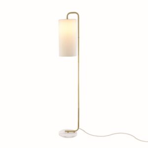 ΕΠΙΔΑΠΕΔΙΟ Φ/Σ 1XE27 OSAKA ΧΡΥΣΟ ΜΕΤ/ΚΟ+ΛΕΥΚΟ ΑΜΠΑΖΟΥΡ-ΜΑΡΜΑΡΟ IP20 26,5X23XH160CM