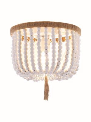 NETTO ΦΩΤΙΣΤΙΚΟ ΚΡΕΜΑΣΤΟ ΛΕΥΚΟ ΣΧΟΙΝΙ ΣΥΜΒΑΤΙΚΟ 1ΧΕ27 IP20 280Χ280mm