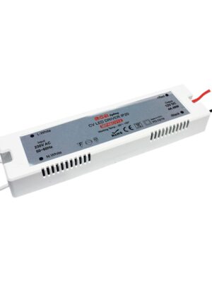 ΜΙΝΙ ΠΛΑΣΤΙΚΟ CV LED DRIVER 48W 230V AC12V DC 4A IP20 ΜΕ ΚΑΛΩΔΙΑ