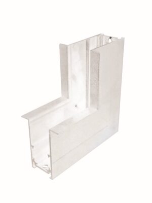 ΓΩΝΙΑ ΕΣΩΤΕΡΙΚΗ 90° ΓΙΑ ΜΑΓΝΗΤΙΚΗ ΡΑΓΑ ΧΩΝΕΥΤΗ ΛΕΥΚΗ