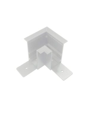 ΓΩΝΙΑ 90° ΓΙΑ ΜΑΓΝΗΤΙΚΗ ΡΑΓΑ ΧΩΝΕΥΤΗ ΛΕΥΚΗ