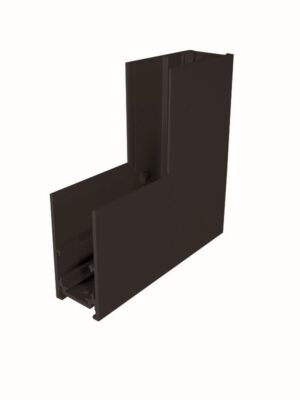 ΓΩΝΙΑ ΕΣΩΤΕΡΙΚΗ 90° ΓΙΑ ΜΑΓΝΗΤΙΚΗ ΡΑΓΑ ΟΡΟΦΗΣ & ΚΡΕΜΑΣΤΗ ΜΑΥΡΗ