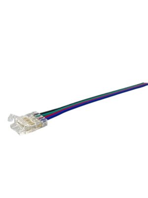 ΚΑΛΩΔΙΟ ΤΡΟΦΟΔΟΣΙΑΣ ΓΙΑ 10mm RGB 5050 ΛΩΡΙΔΑ LED SMD