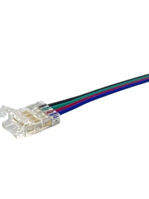 ΚΑΛΩΔΙΟ ΤΡΟΦΟΔΟΣΙΑΣ ΓΙΑ 10mm RGB COB ΛΩΡΙΔΑ LED