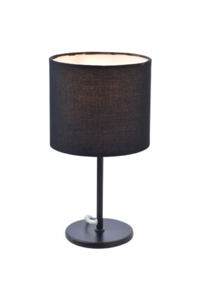 ARIOSO-ΦΩΤΙΣΤΙΚΟ-ΠΟΡΤΑΤΙΦ ΕΠΙΤΡΑΠΕΖΙΟ ΜΑΥΡΟ ΜΕΤΑΛΛΙΚΟ ΣΥΜΒΑΤΙΚΟ ΜΕ ΚΑΠΕΛΟ 1X40W E14 IP20 H28CM