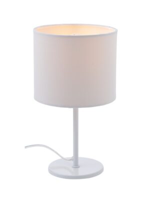 ARIOSO-ΦΩΤΙΣΤΙΚΟ-ΠΟΡΤΑΤΙΦ ΕΠΙΤΡΑΠΕΖΙΟ ΛΕΥΚΟ ΜΕΤΑΛΛΙΚΟ ΣΥΜΒΑΤΙΚΟ ΜΕ ΚΑΠΕΛΟ 1X40W E14 IP20 H28CM