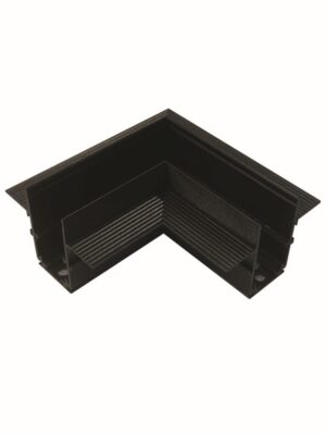 ΓΩΝΙΑ 90° ΓΙΑ ΜΑΓΝΗΤΙΚΗ ΡΑΓΑ TRIMLESS  ΜΑΥΡΗ