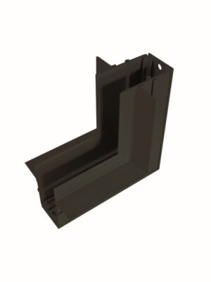 ΓΩΝΙΑ ΕΣΩΤΕΡΙΚΗ 90° ΓΙΑ ΜΑΓΝΗΤΙΚΗ ΡΑΓΑ TRIMLESS ΜΑΥΡΗ