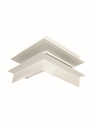 ΓΩΝΙΑ ΕΞΩΤΕΡΙΚΗ 90° ΓΙΑ ΜΑΓΝΗΤΙΚΗ ΡΑΓΑ TRIMLESS ΛΕΥΚΗ