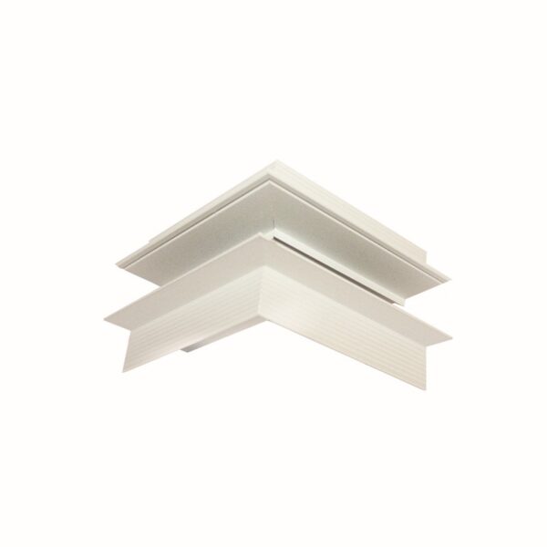 ΓΩΝΙΑ ΕΞΩΤΕΡΙΚΗ 90° ΓΙΑ ΜΑΓΝΗΤΙΚΗ ΡΑΓΑ TRIMLESS ΛΕΥΚΗ