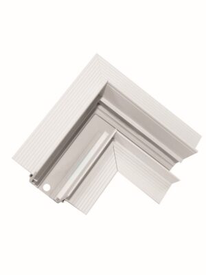 ΓΩΝΙΑ 90° ΓΙΑ ΜΑΓΝΗΤΙΚΗ ΡΑΓΑ TRIMLESS  ΛΕΥΚΗ