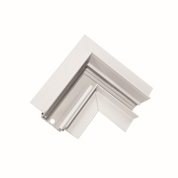 ΓΩΝΙΑ 90° ΓΙΑ ΜΑΓΝΗΤΙΚΗ ΡΑΓΑ TRIMLESS  ΛΕΥΚΗ